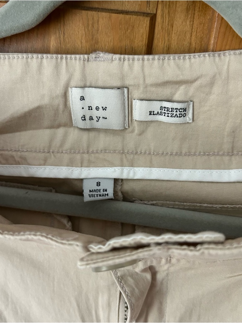 Beige Stretch Trousers